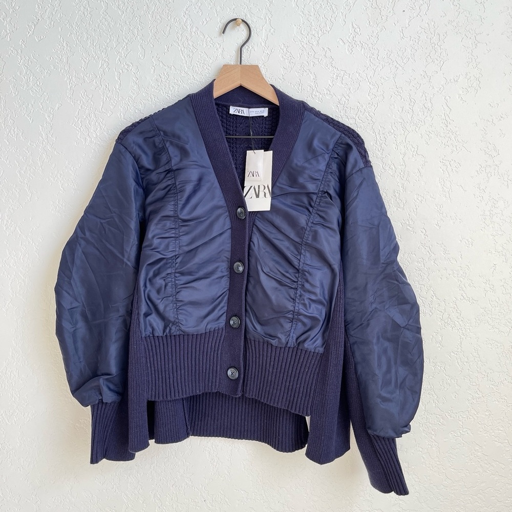 Zara Combination Knit Top